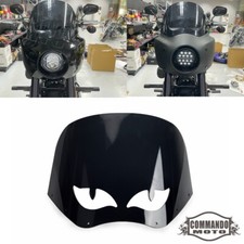 Carena parabrezza moto 12" per Harley Dyna Softail Sportster Iron 883