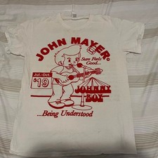 T-shirt bianca John Mayer Tour
