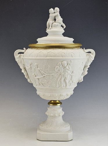 Vaso porcellana bisquit - vaso, in