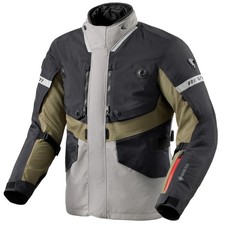 Giacca da turismo Revit Neptune 3 GTX nero/verde scuro giacca da moto