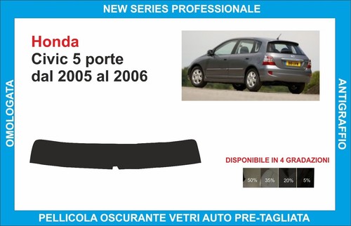 Fasce parasole vetri - vetri, honda