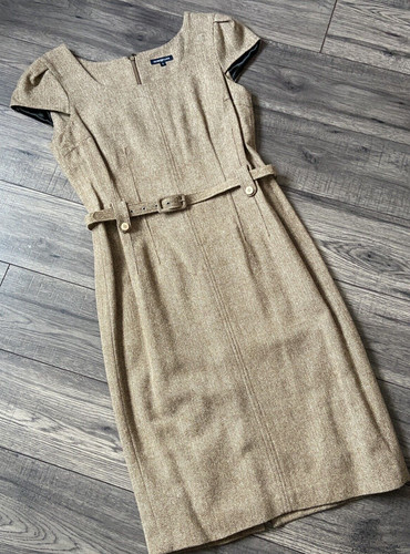 Abito lana herringbone - abito,