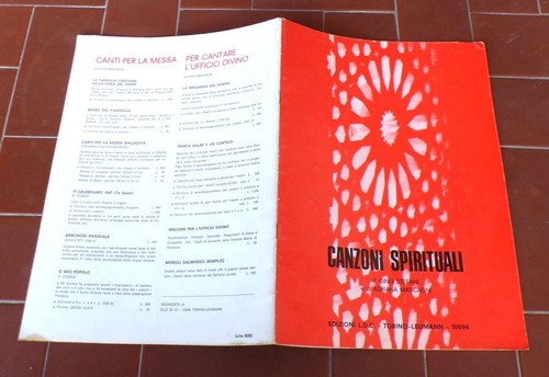 Spartiti canzoni spirituali - canzoni, di
