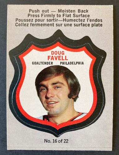 Doug favell 1972 pee chee - doug,