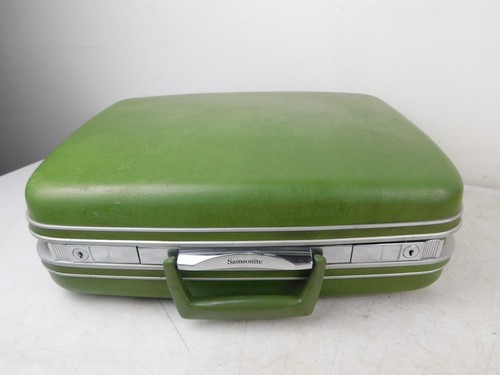 Valigia samsonite verde retrò - valigia,