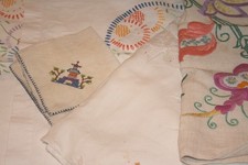 Vintage hand embroidered