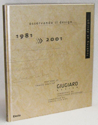 Giugiaro vent anni di - giugiaro,