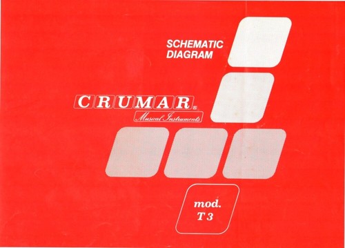 Crumar service manual - t3,