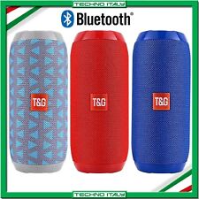 ✅ CASSA SPEAKER BLUETOOTH PORTATILE 10W IMPERMEABILE ALTOPARLANTE WIFI TG117 ✅