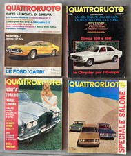 QUATTRORUOTE 4 numeri 1970