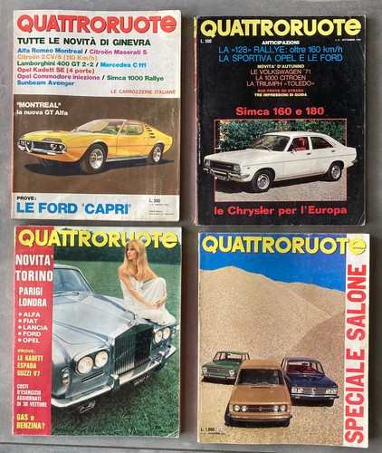 Quattroruote numeri 1970 - numeri,