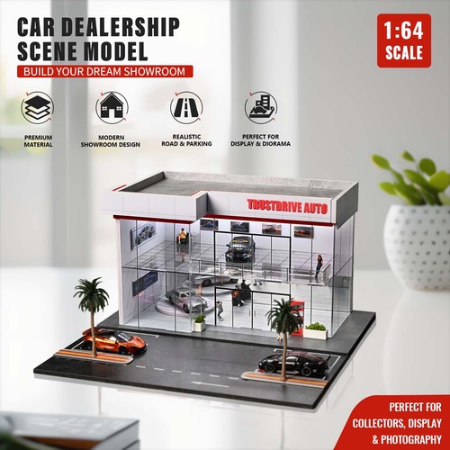 Diorama garage 64 - 1/43/64, modello