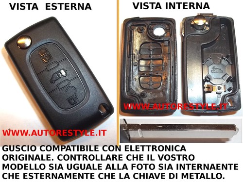 Chiave cover guscio tasti - 3,