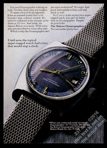 1968 bulova oceanographer - oceanographer, un