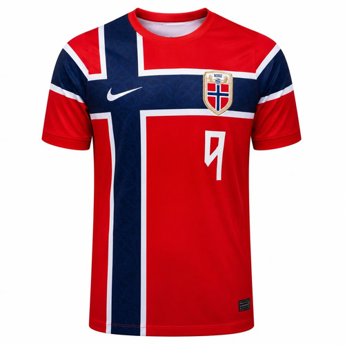 Maglia calcio casa norvegia - maglia, #9