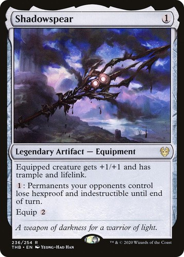 Magic mtg shadowspear - shadowspear, nm