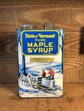 Lattina in metallo sciroppo