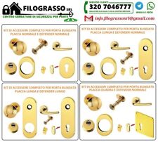 KIT DI ACCESSORI COMPLETO PORTA BLINDATA A CILINDRO EUROPEO