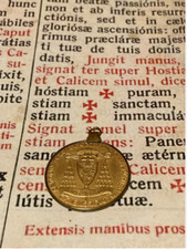 RARA MEDAGLIA ORO 8k e bronzo Carolus Maria Martini Arcivescopo