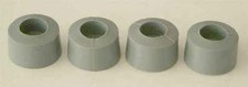 4 pcs. Grey rubber feet for