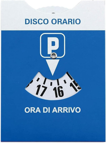 Disco orario auto - orario, europeo