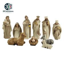 Set Di Presepe Natalizio Da 10