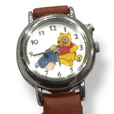 Disney Winnie The Pooh & Eeyore Watch Moving Flower 2nd Hand Around Pooh MU0921