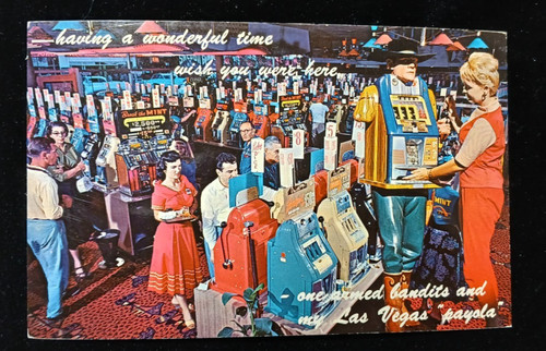 Cartolina epoca las vegas - d'epoca,