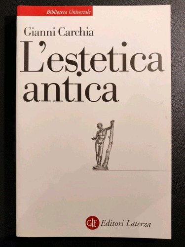 Gianni carchia estetica - carchia, l'estetica