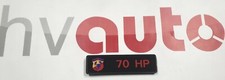 Original emblem plate hood