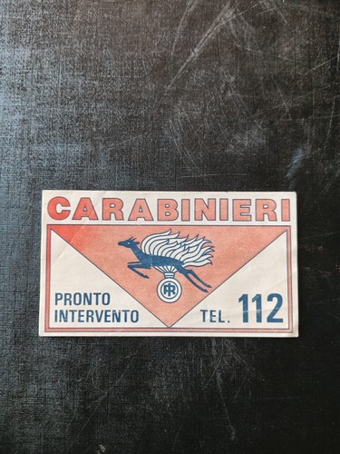 Adesivo pubblicitario vintage - adesivo,