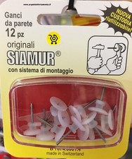 2 SIAMUR GANCI PARETE BLISTER
