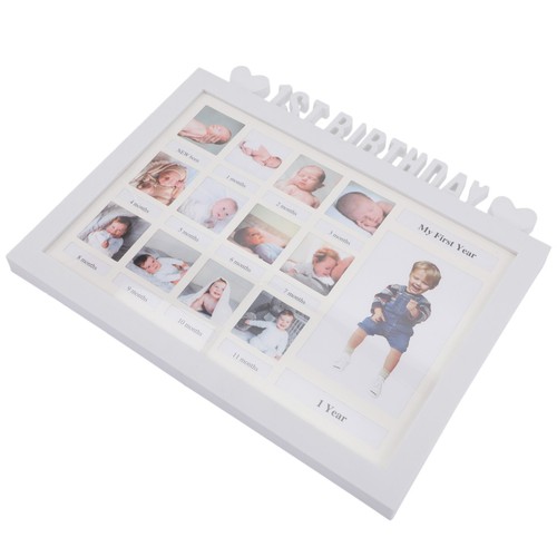 Baby first year picture frame - first,