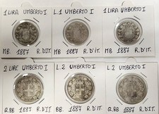 Regno d'Italia lotto da 1 lira