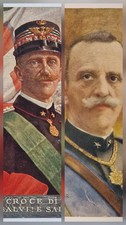 2 cartoline Vittorio Emanuele III, anni '10/'20