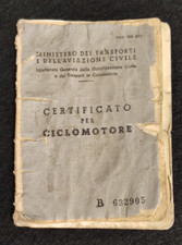 LIBRETTO ORIGINALE CERTIFICATO