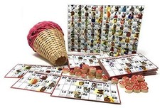 Tombola napoletana Con 24 cartelle e cartellone Smorfia Natale Capodanno