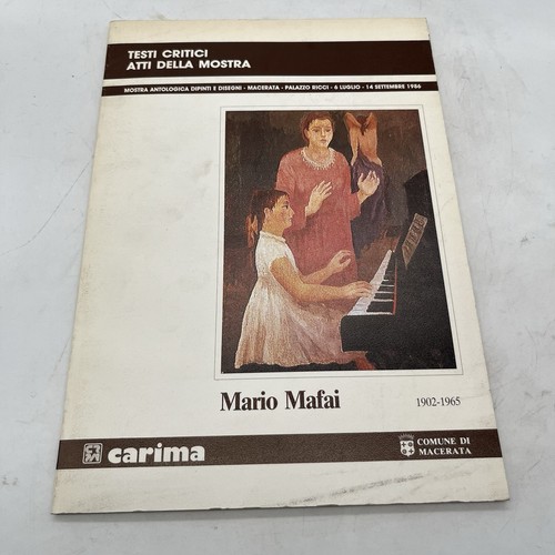 Mario mafai 1902 1965 - mafai, testi