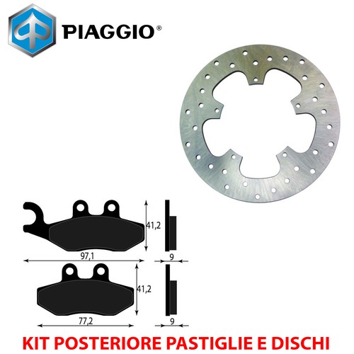 Kit freno pastiglie dischi - freno,