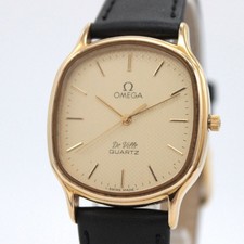 [QUASI NUOVO] OMEGA De Ville Cal.1336 195.0012 Oro 13J Qz Uomo dal GIAPPONE Z019