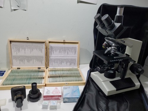 Set microscopio professionale - set,