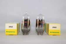 2 Coppia Amperex 5965 12AV7 Sub 6829 nuove con scatola e abbinate TEST 100%+ NUOVE NOS