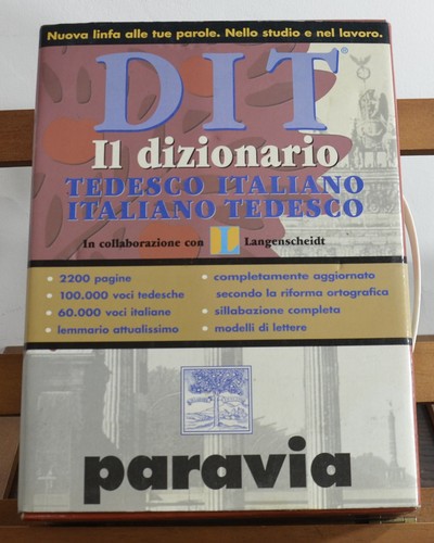 Dizionario italiano tedesco - italiano,