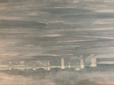 Pittura Olio Su Pannello Legno