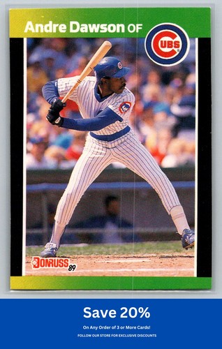 Andre dawson 1989 donruss - dawson,