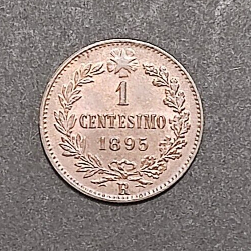 Centesimo lire valore - 1, 1895