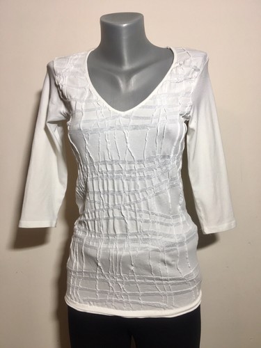 Blusa bianca sarah pacini - blusa,