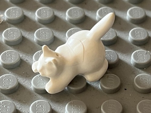 Chat lego white - chat, cat