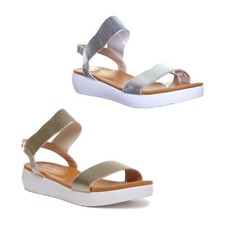 Donna Suola Piatta Cinturino