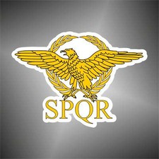Adesivo roma spqr ultras